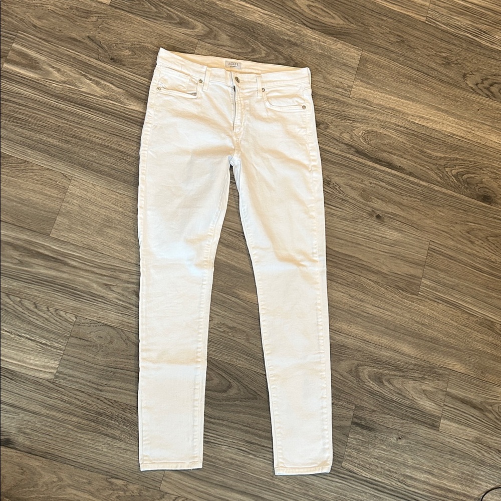 AGOLDE SOPHIA HIGH RISE SKINNY JEAN sz 29 white
